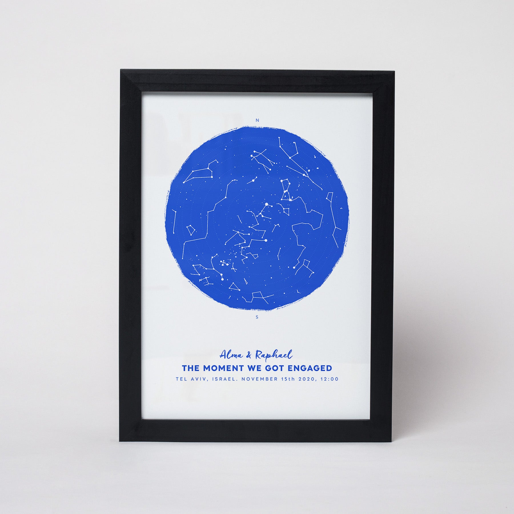 מפת כוכבים דגם Royal Blue