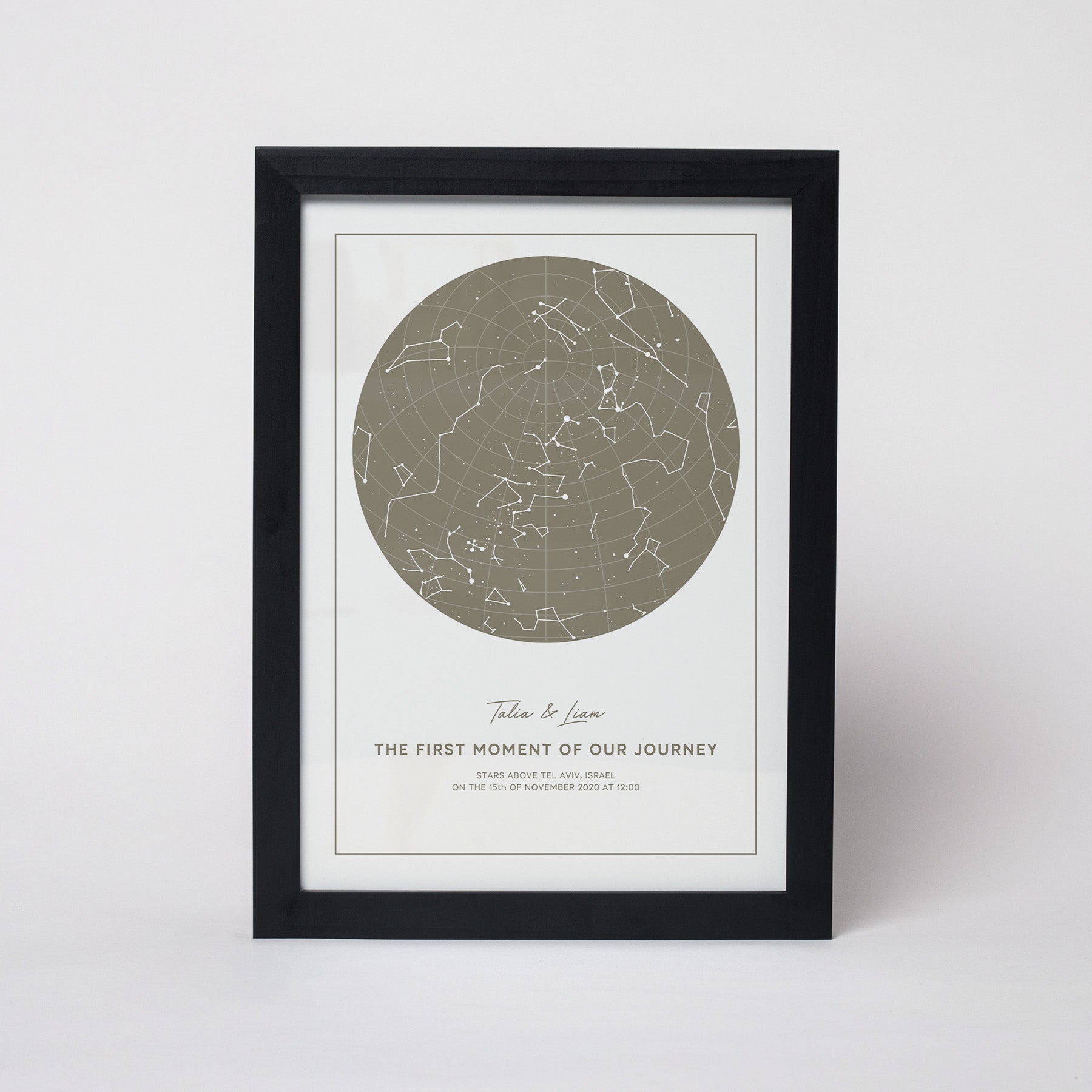 מפת כוכבים דגם Cool Sage