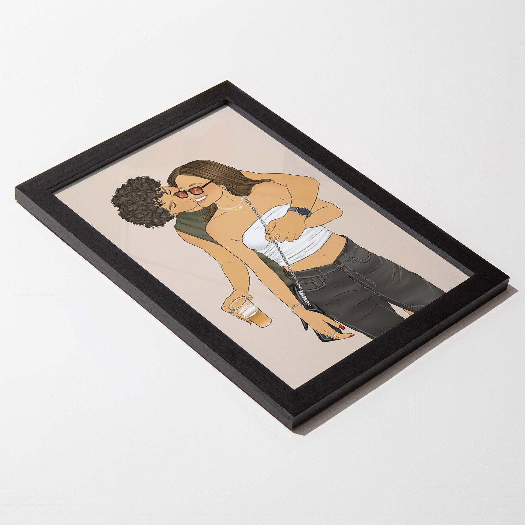 איור צבעוני ממוסגר לט״ו באב