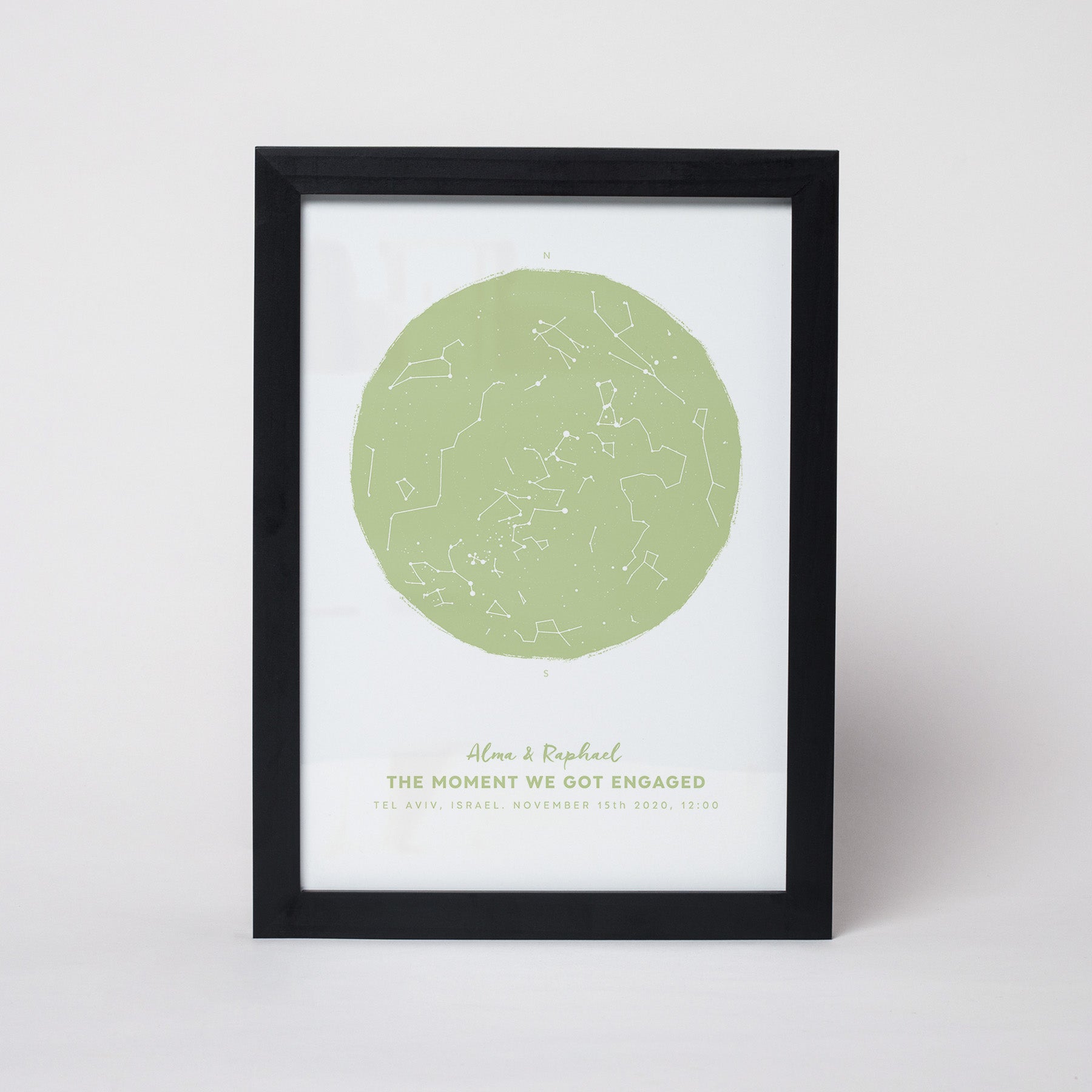 מפת כוכבים דגם Lemongrass