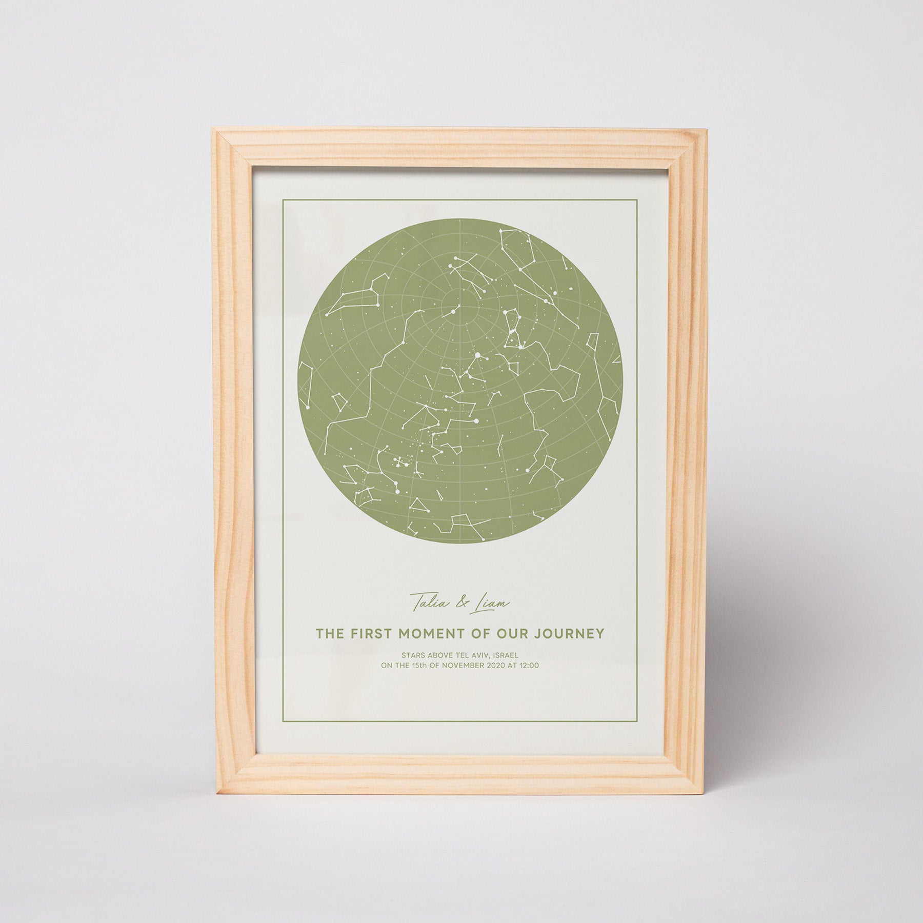 מפת כוכבים דגם Olive