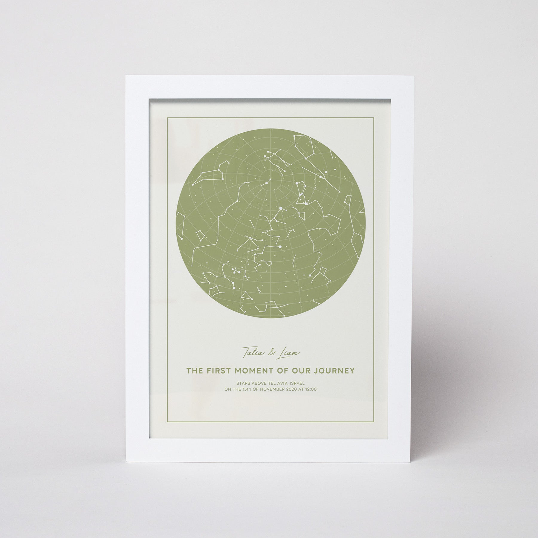 מפת כוכבים דגם Olive