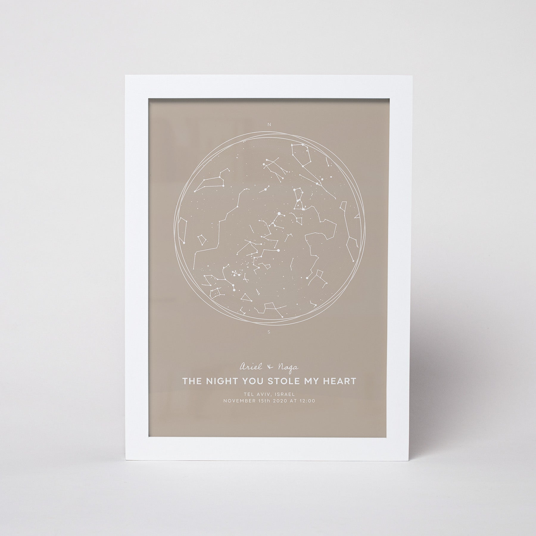 מפת כוכבים דגם Porcelain