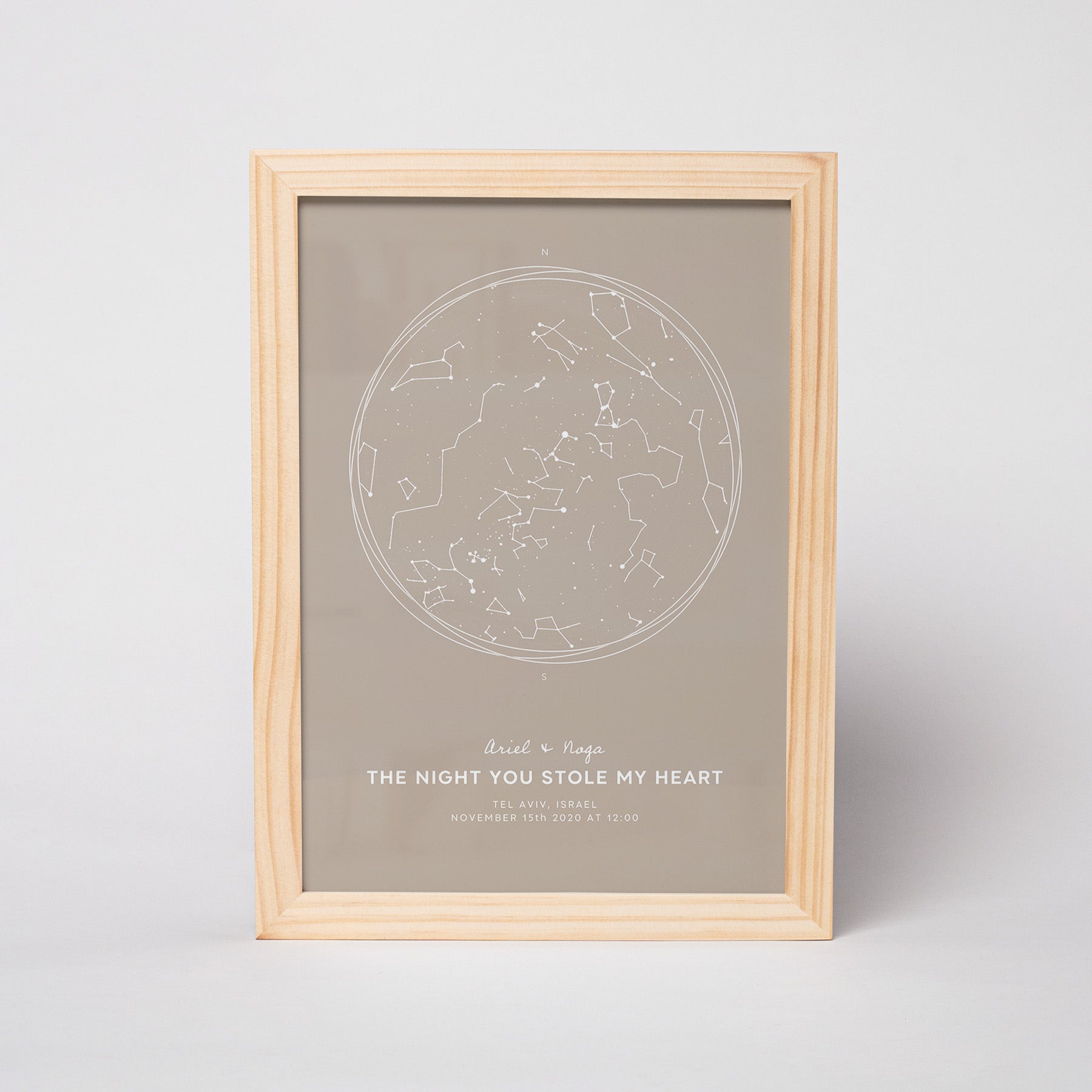 מפת כוכבים דגם Porcelain