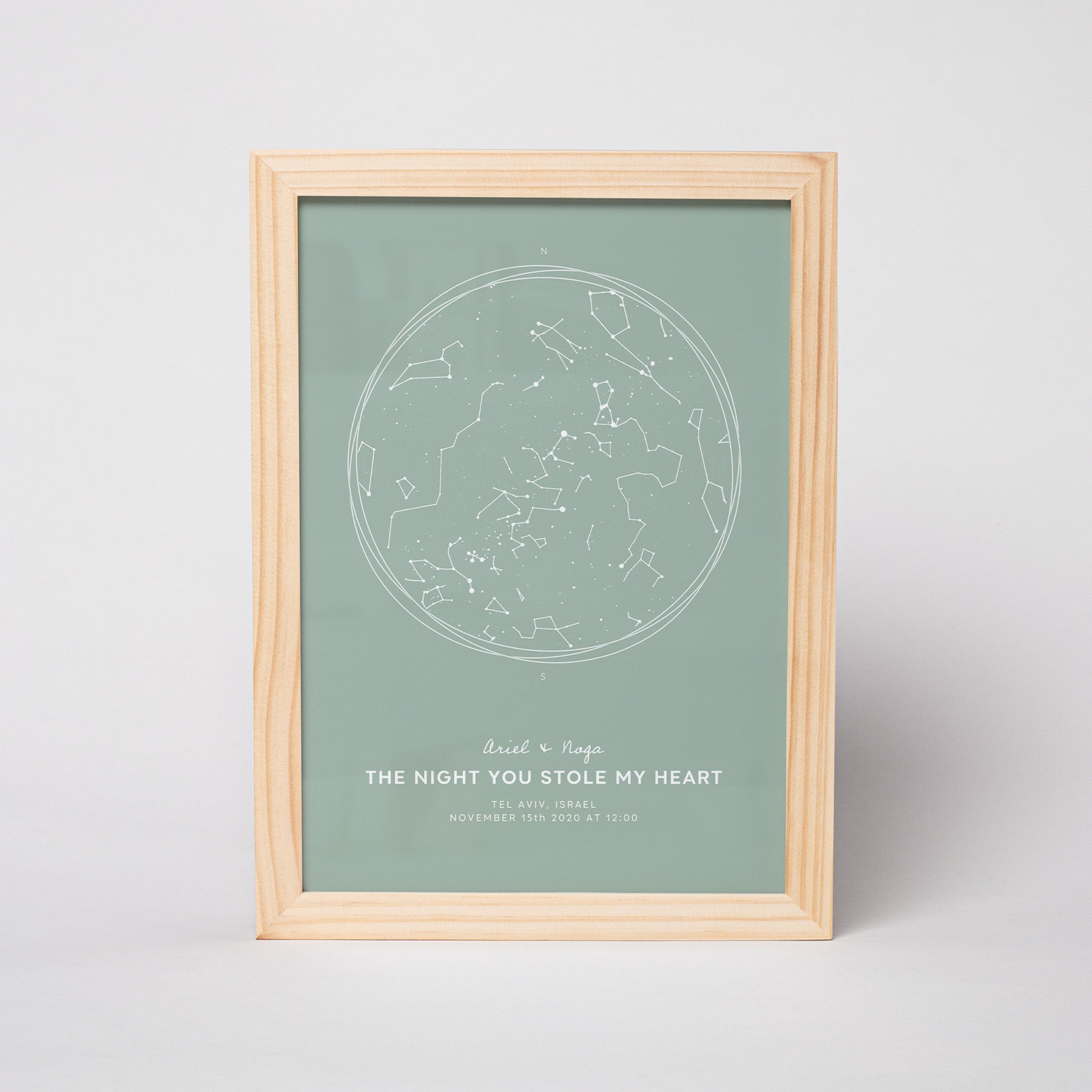 מפת כוכבים דגם Sage