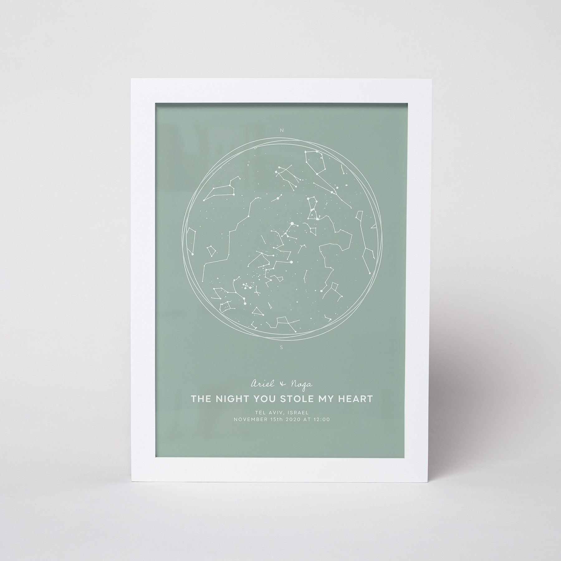 מפת כוכבים דגם Sage