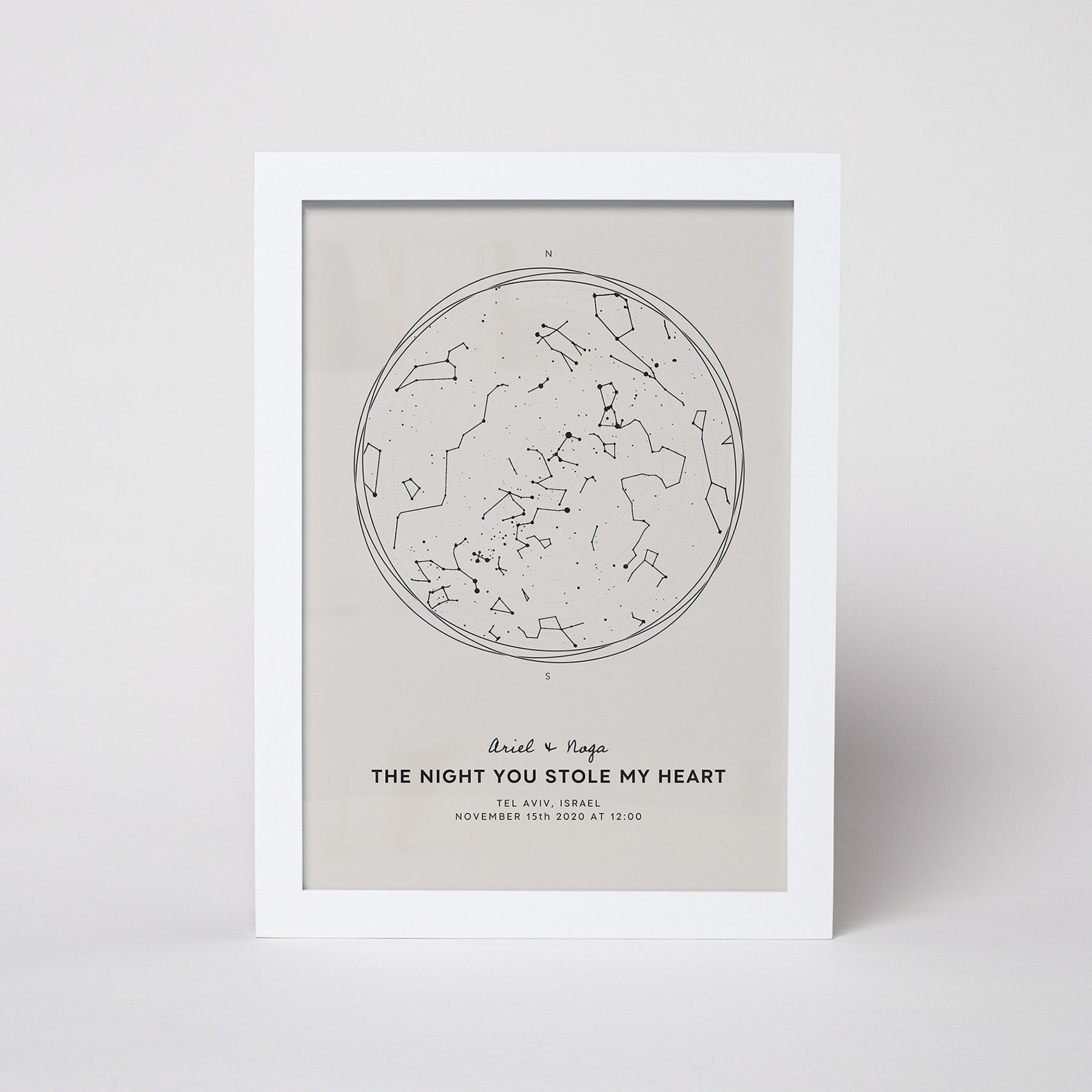 מפת כוכבים דגם Starlight