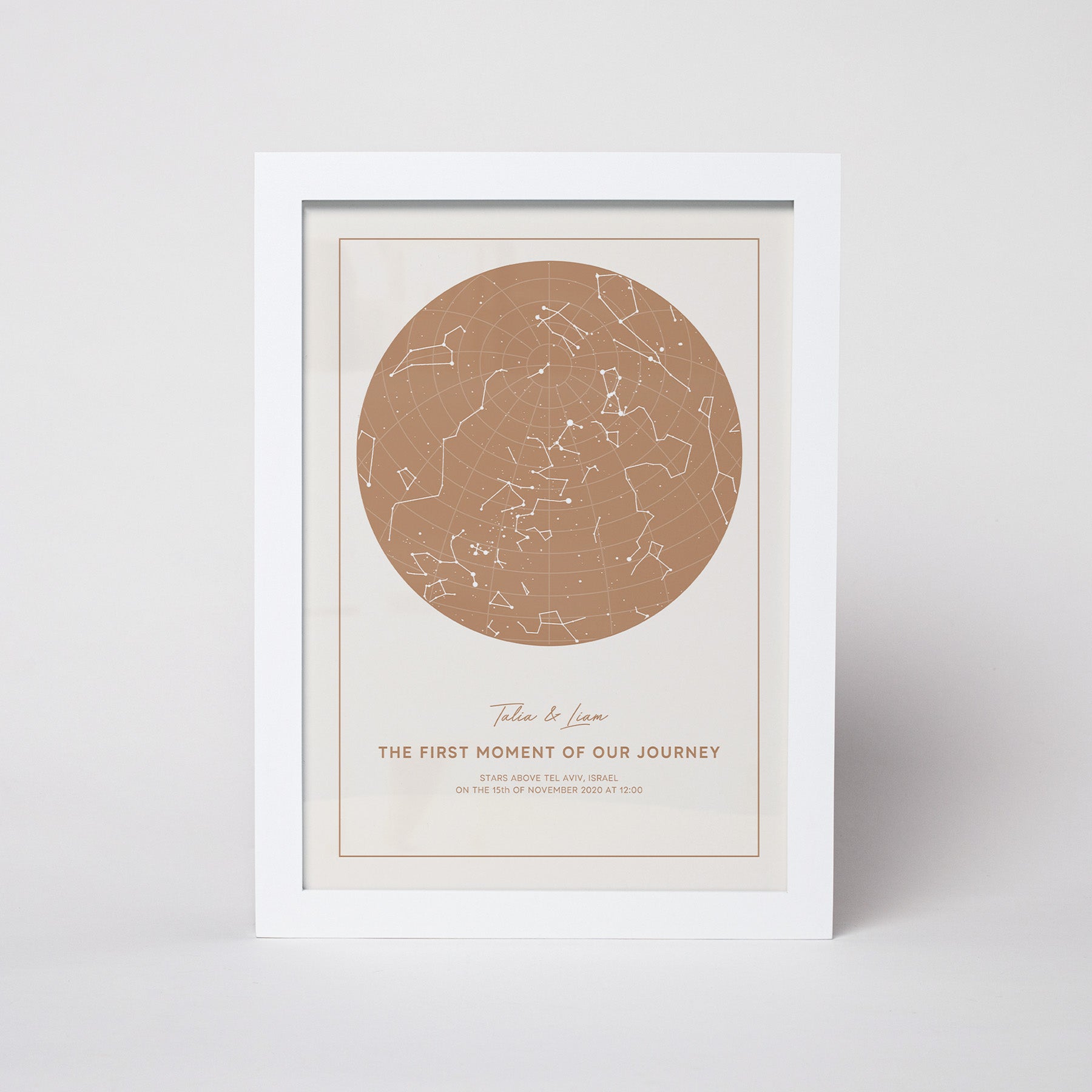 מפת כוכבים דגם Terracotta