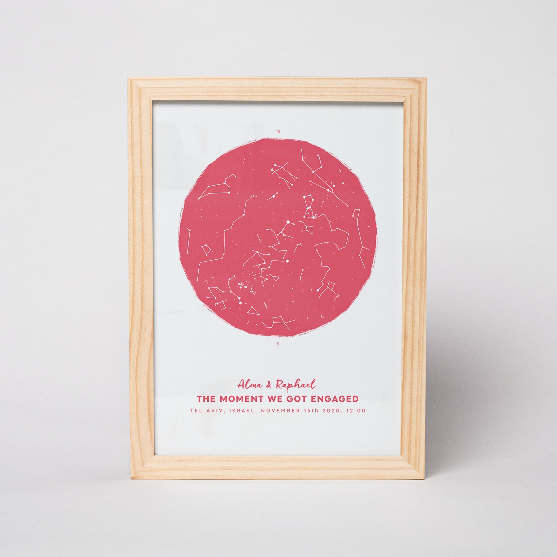 מפת כוכבים דגם Watermelon