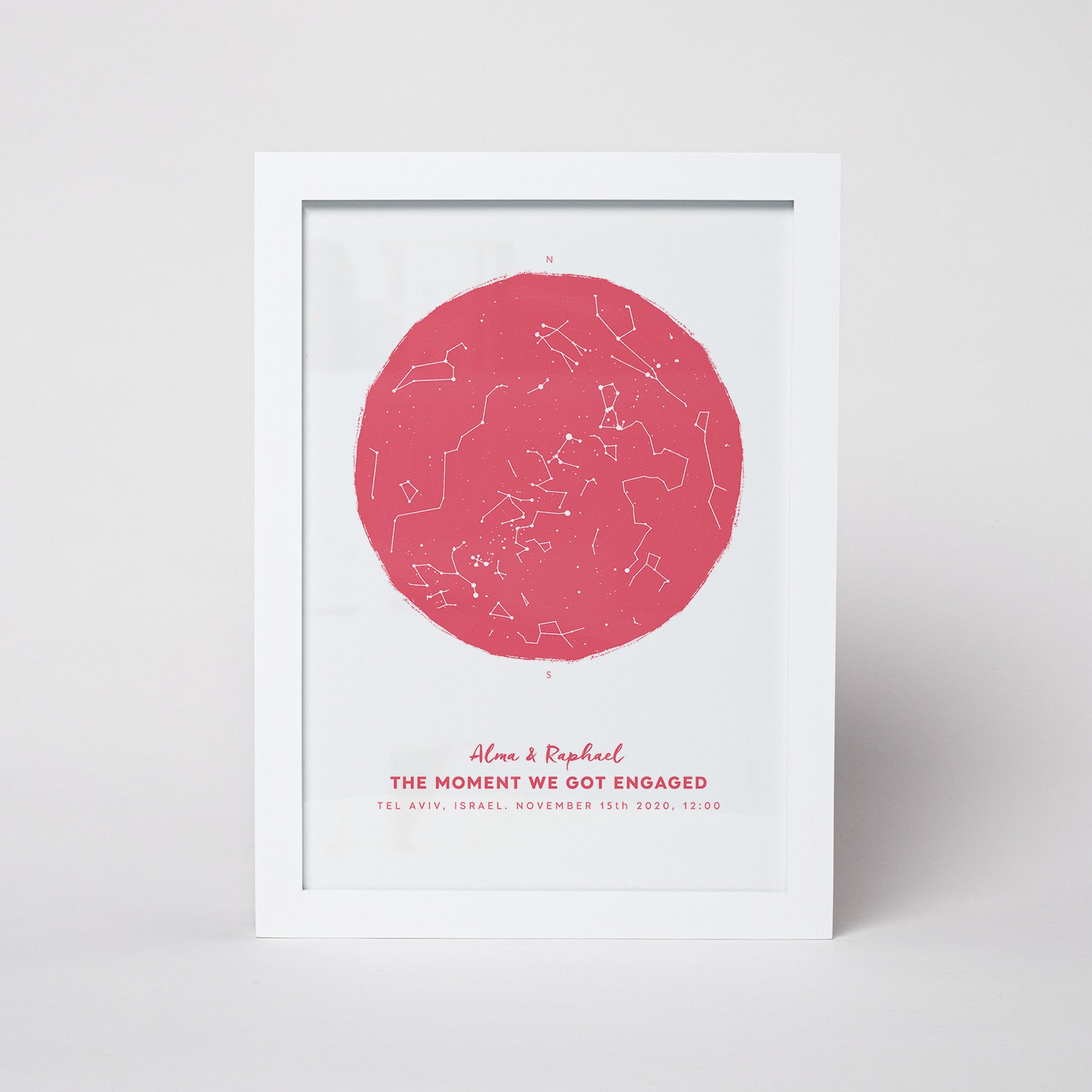 מפת כוכבים דגם Watermelon