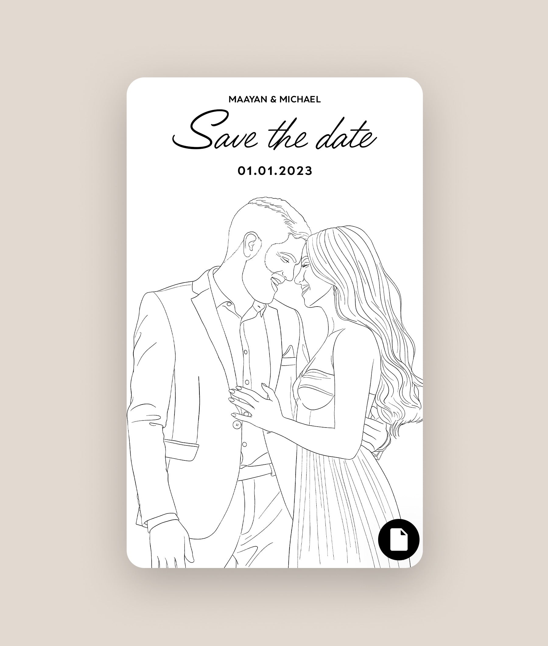 Save the Date מעוצב