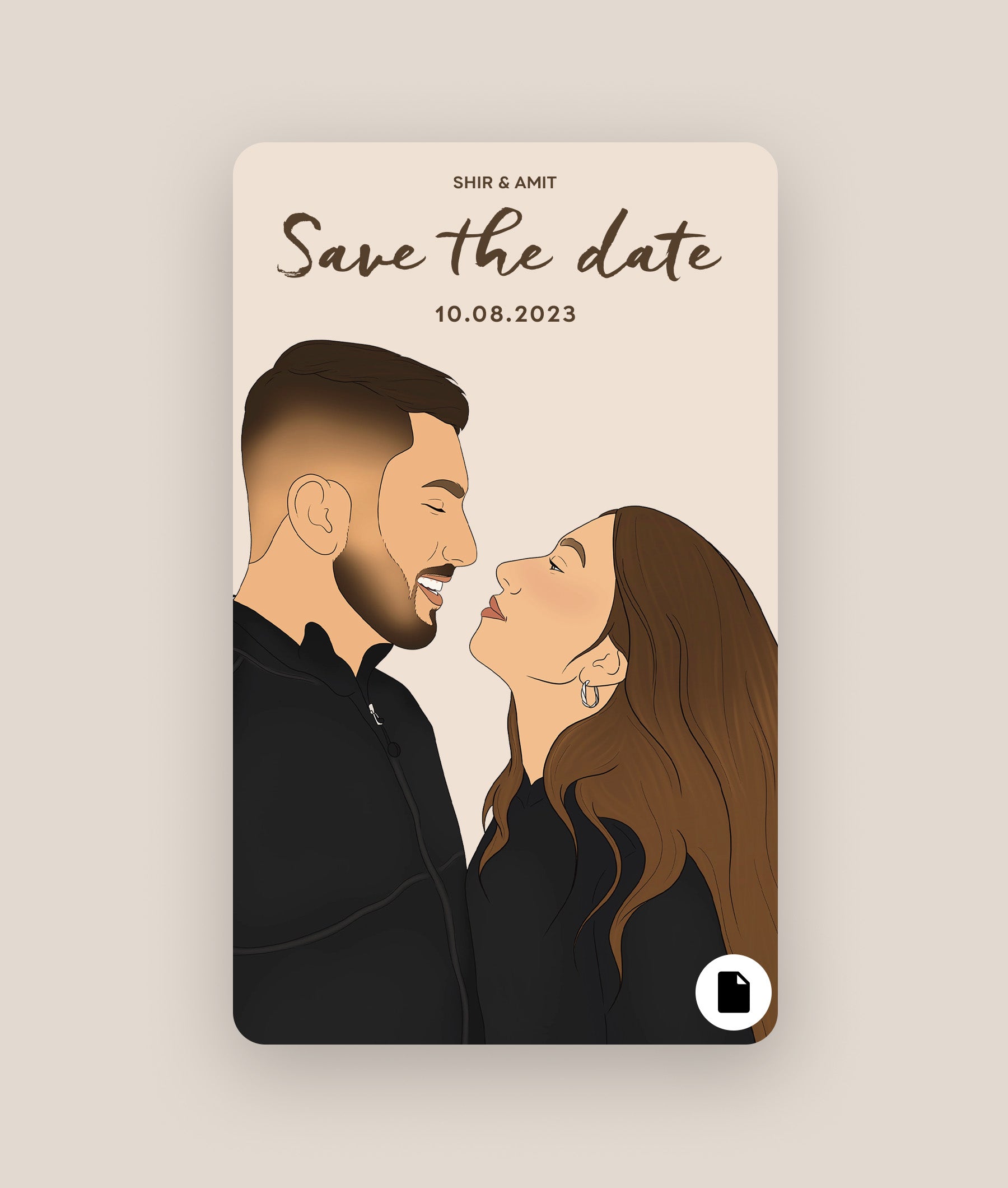 Save the Date מעוצב