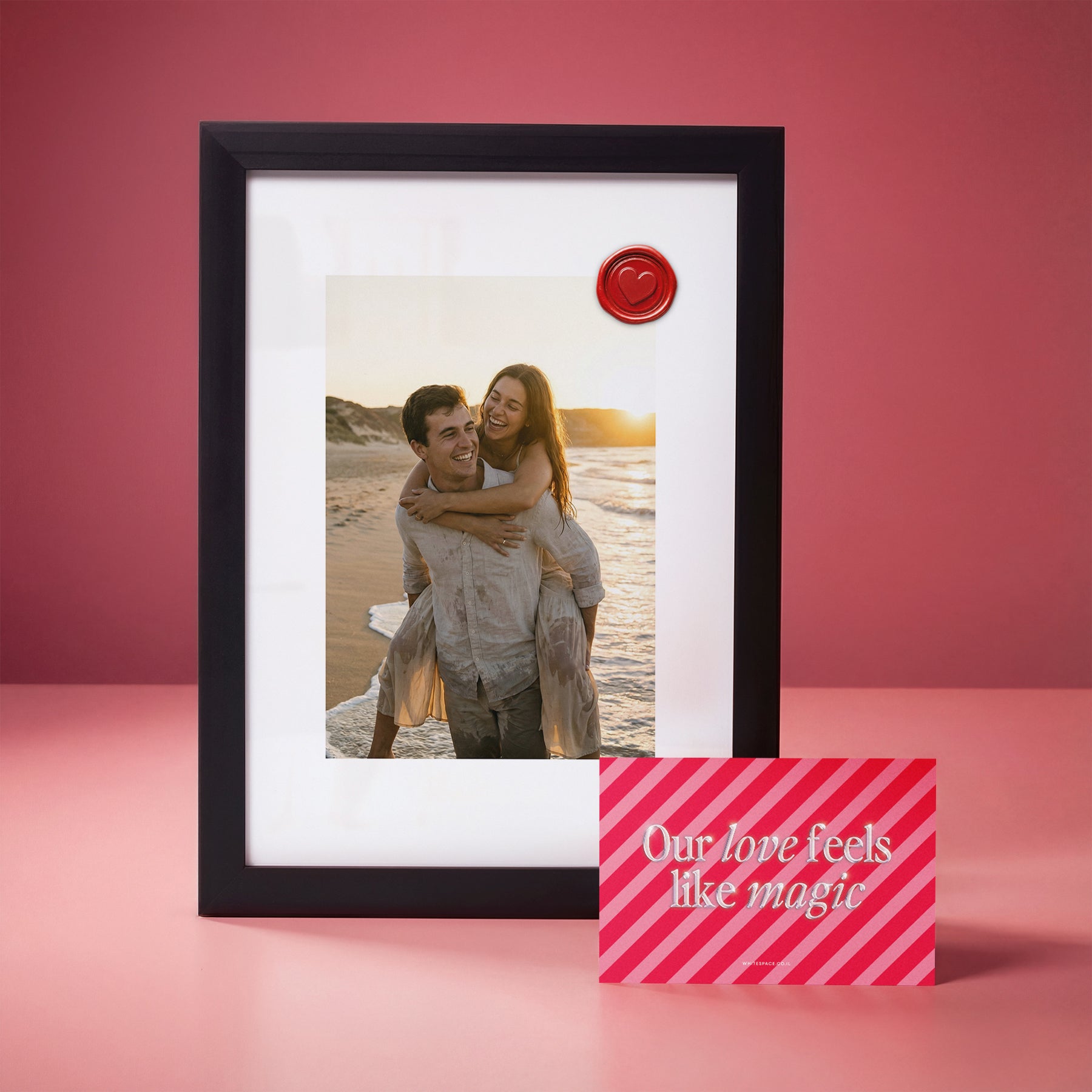 מסגור קלאסי לולנטיין - מתנה ליום האהבה 2026