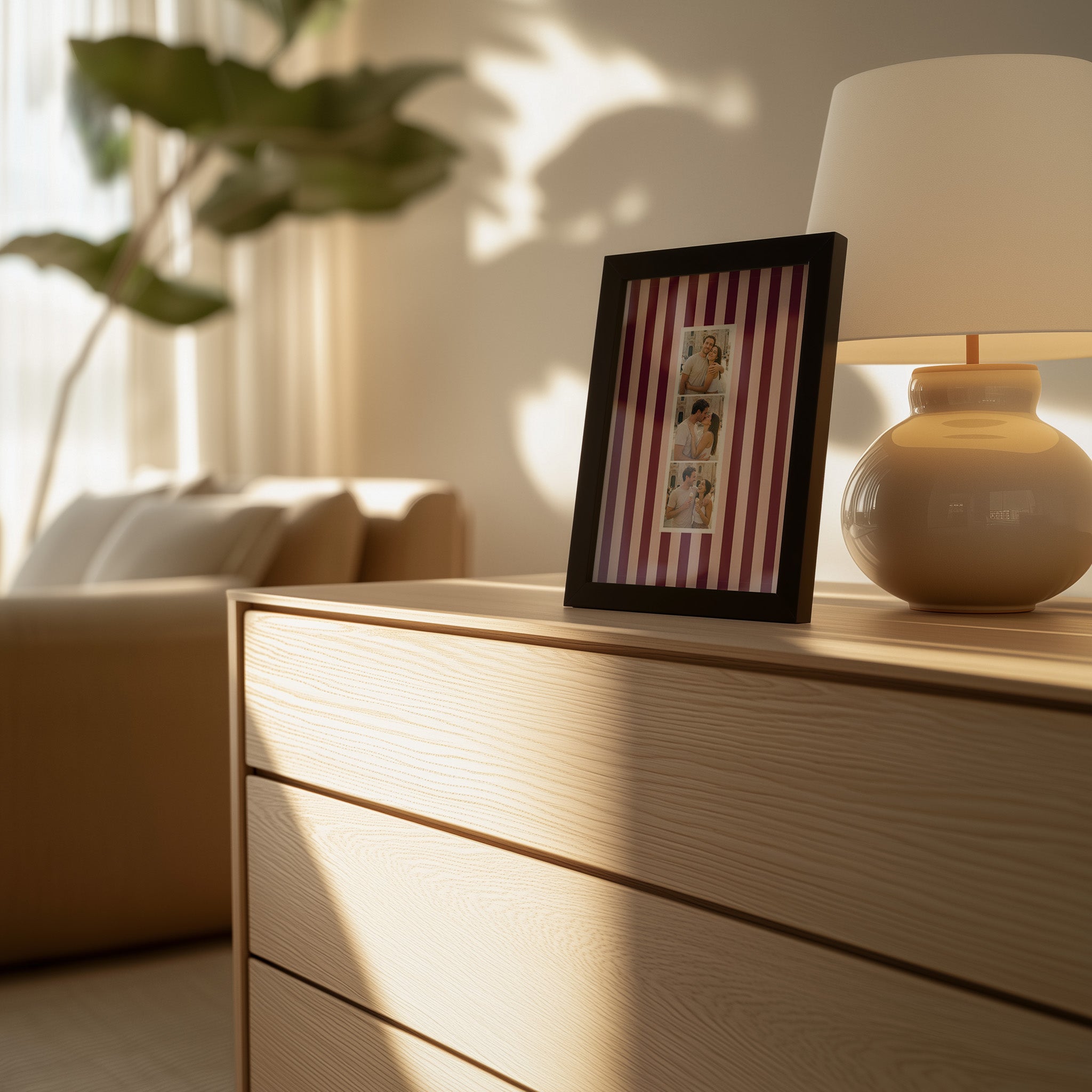 פוטוסטריפ ממוסגר לולנטיין - מתנה ליום האהבה 2026