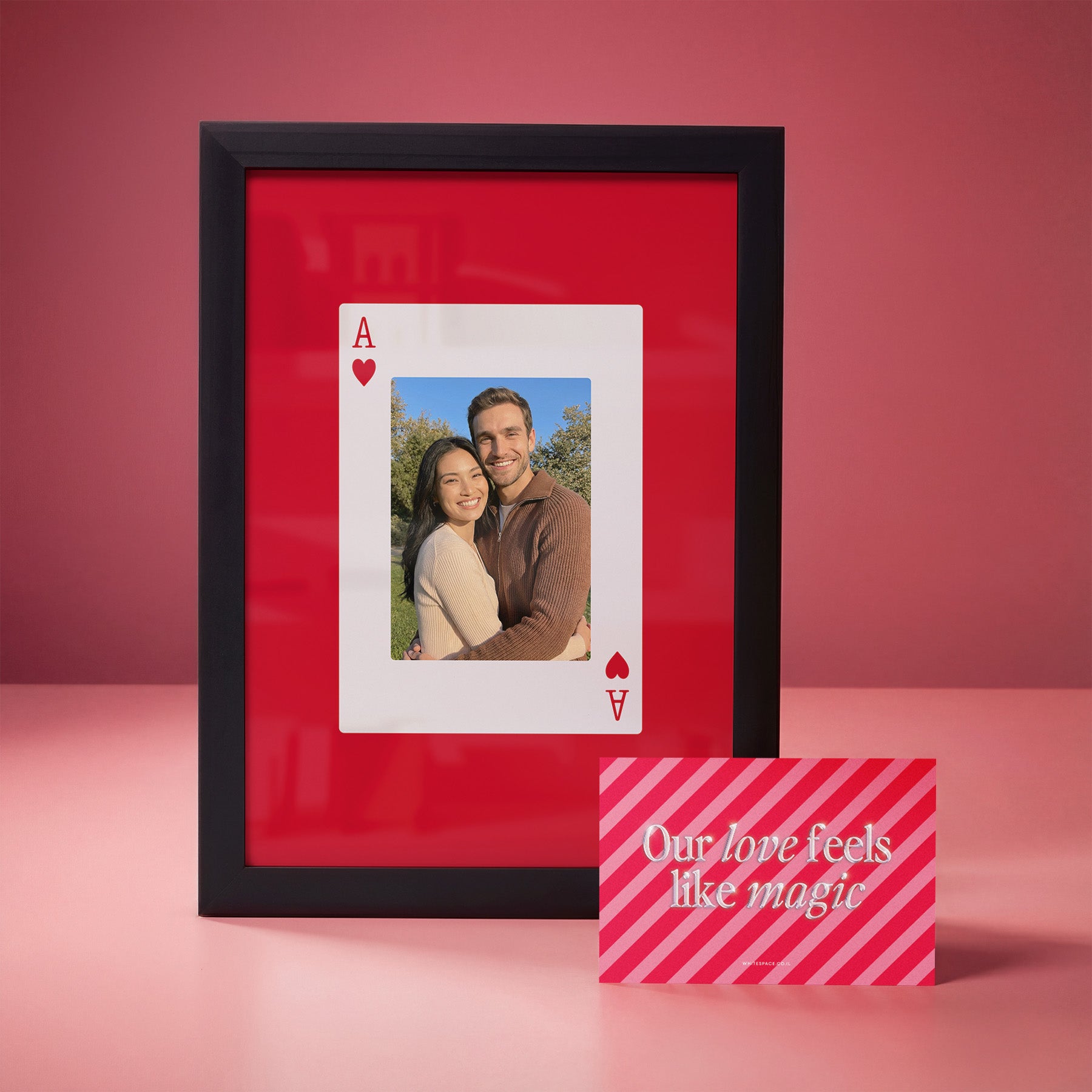 מסגור קלאסי לולנטיין - מתנה ליום האהבה 2026